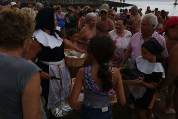 Chinchorro y varada del pescado pasados por agua (Foto TA)